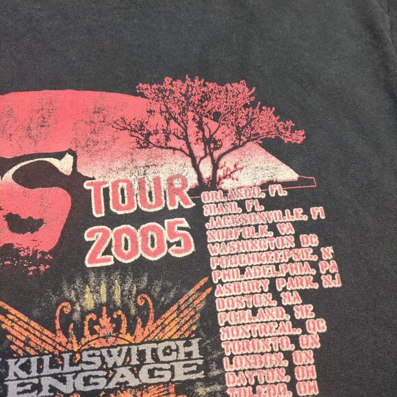 Vintage 2005 Taste Of Chaos Tour Festival T Shirt Small/Med Y2K Grunge Emo Metal - Picture 11 of 16